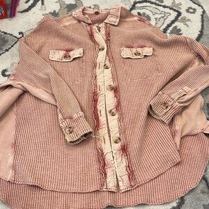 Free People button down- small
